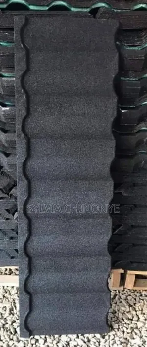 Black Plain Bond Stone Coated Roofing Sheets With 50 Years Warranty