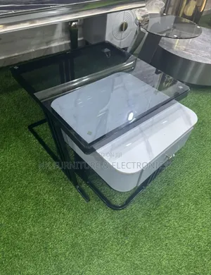 Imported Glass and Marble Top Center Table