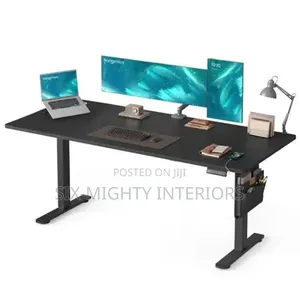 Adjustable Height Electric Standing Desk(160cm*60cm*75cm)Black