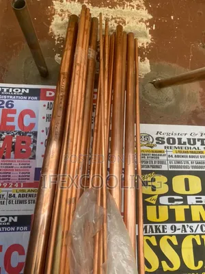 Air Conditioner Copper Pipes And Fittings Such As Elbows And Sockets