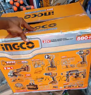 5 in 1 Cordless Combo Kit – Complete Power Tools Set