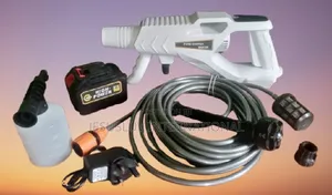 Cordless Pressure Washer, 1450psi Portable Washer With 6-in-1 Nozzle,
