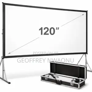120” Quick Fold Projector Screen|Portable Fast Fold Projection Screen