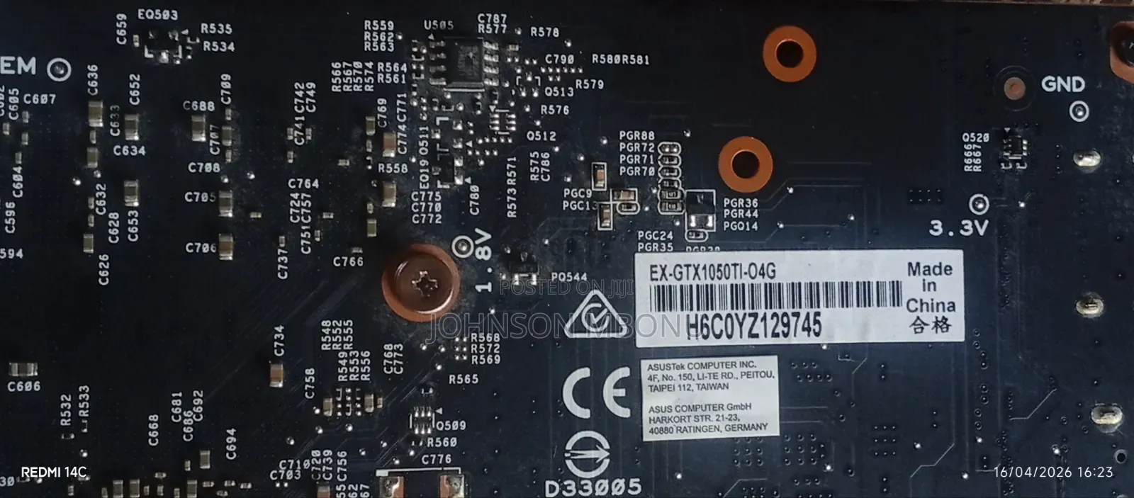 Nvidia GTX 4gb Dedicated Graphic 1050ti