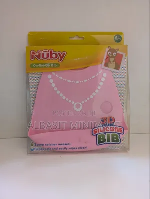 Nuby on the Go Silicone Bib
