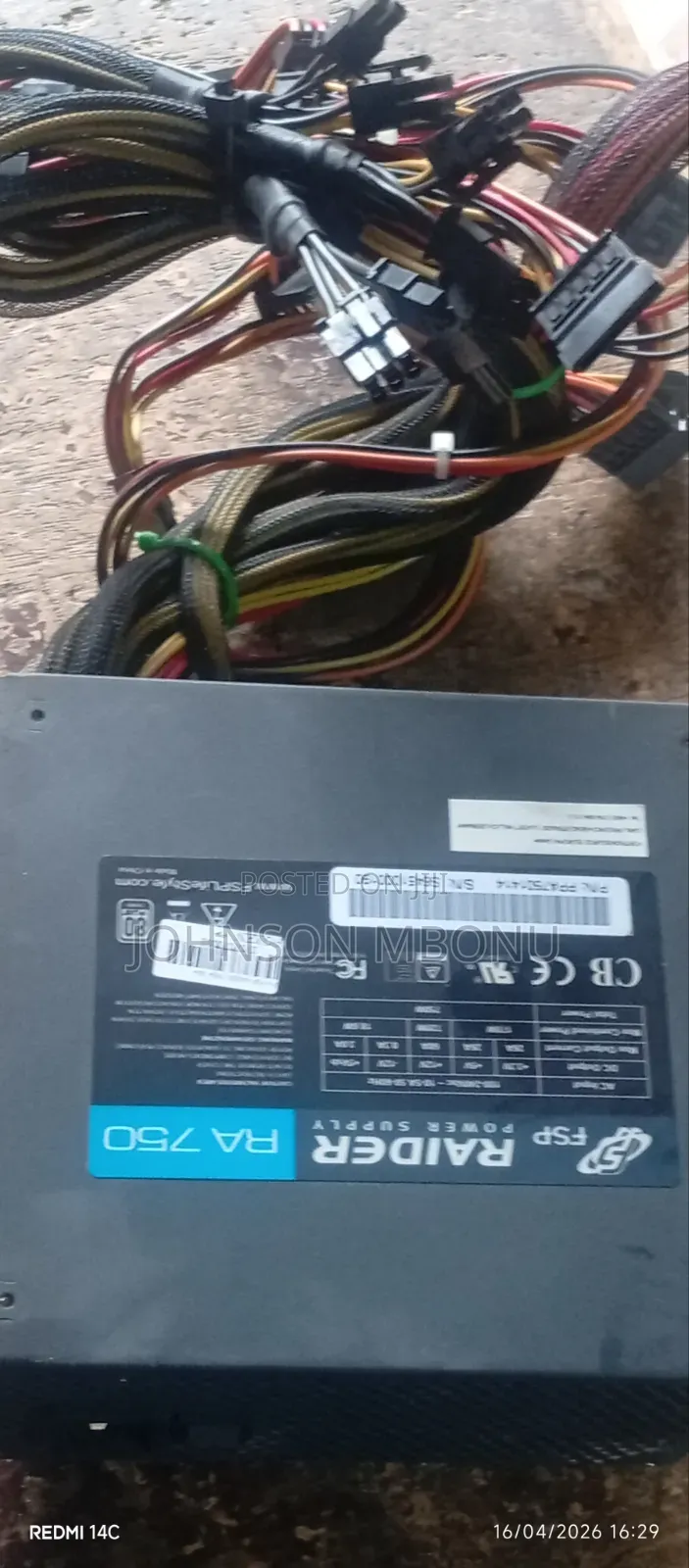 FSP Raider Power Supply Unit a 750 WTTS