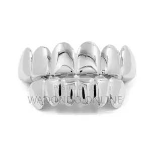 8 Plated Grillz Teeth Silver