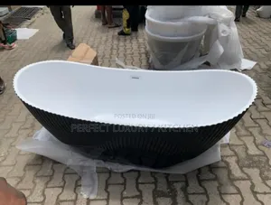 Quality Black Colored Acrylic Bathtub