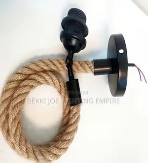Rope Lamp Holder for Bulb