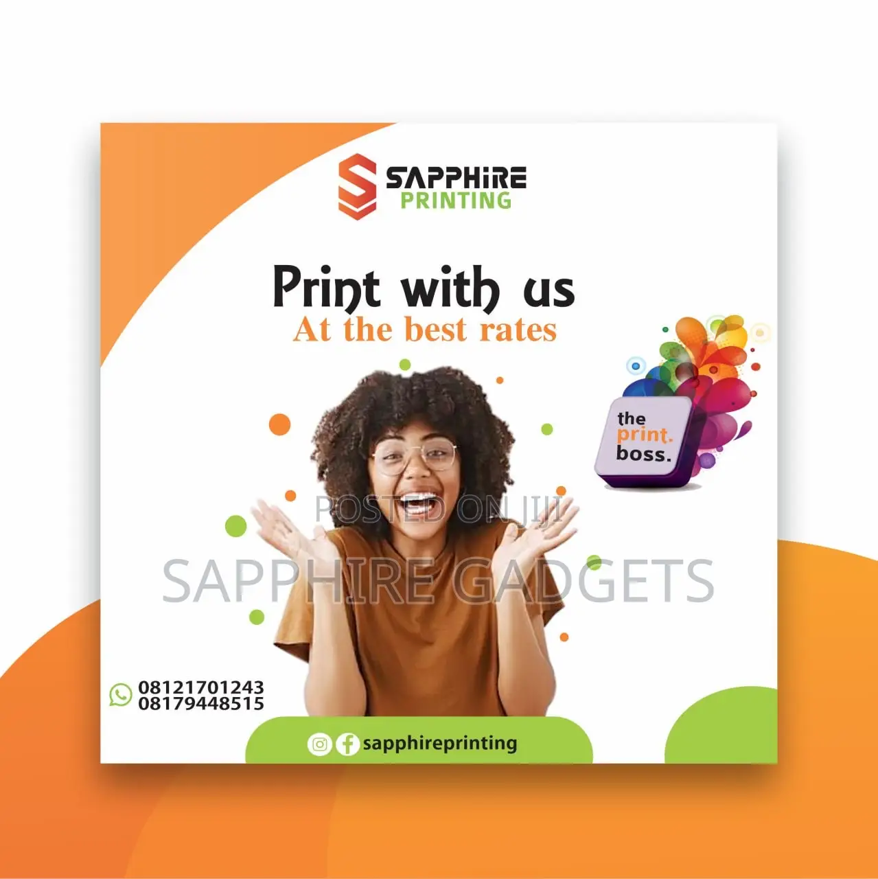 A Professional Graphic Designer/ Printer