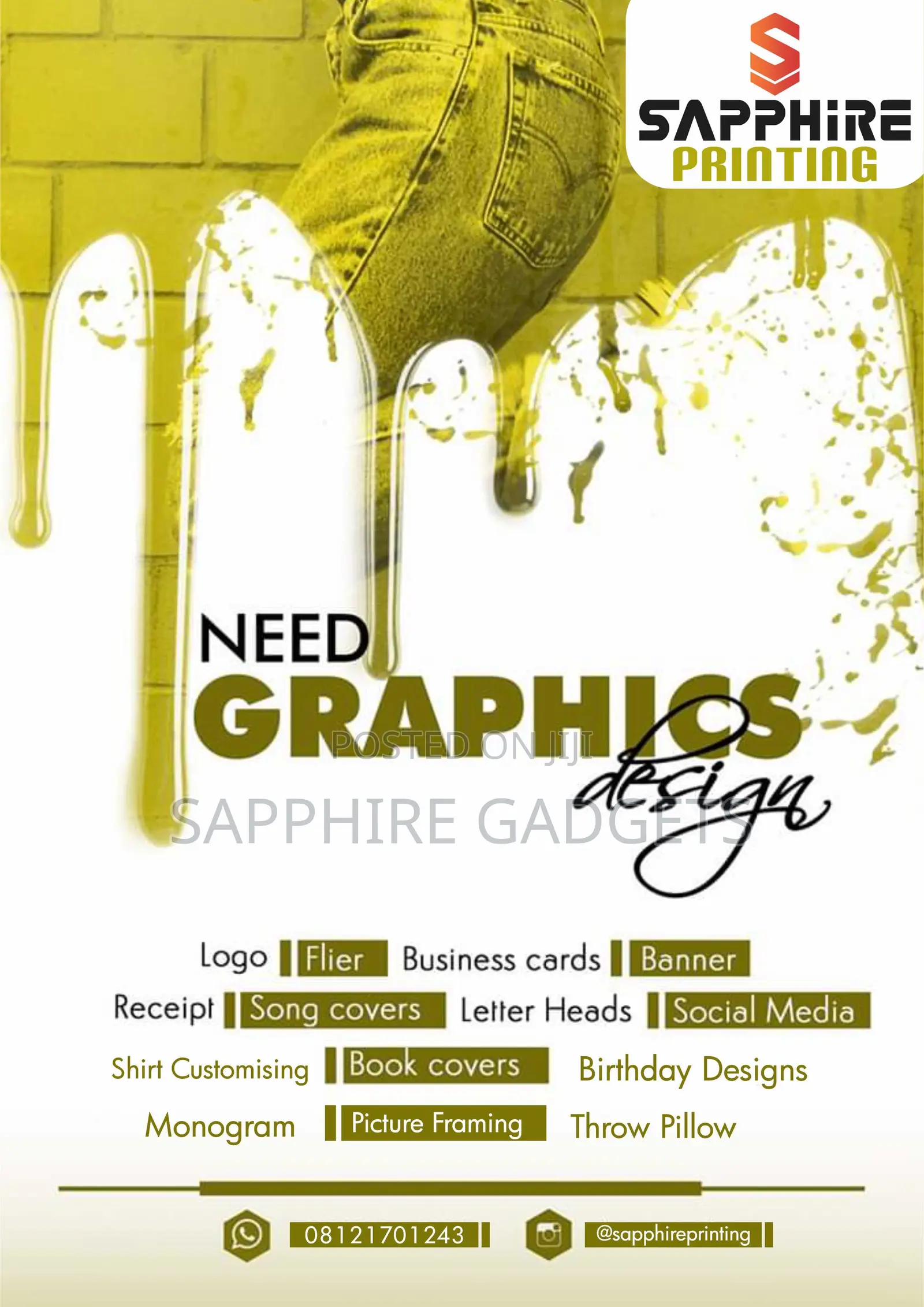 A Professional Graphic Designer/ Printer