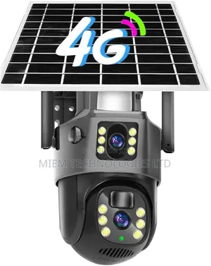Security Camera (2 Lens Solar Camera) CCTV