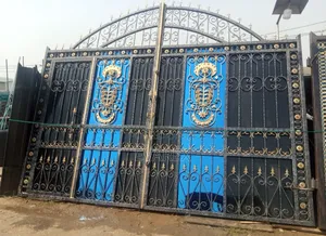 Black/Blue Luxury Gate With Ark
