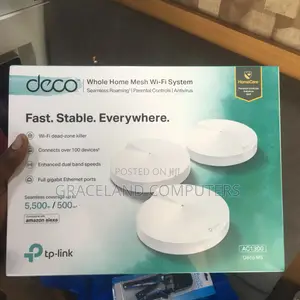 Tp-Link Ac1300 Deco M5 Whole Home Mesh Wifi Dead Zone Killer