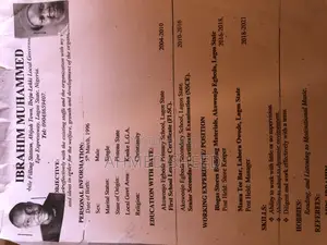 Housekeeping Cleaning Cv