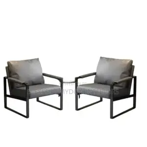 Vintage Accent Upholstered Armchair - Set of 2 - Gray