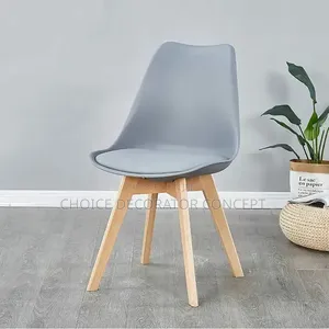 Modern Plastic Dining Chair – Grey