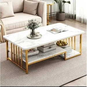 Marble Modern Quality MDF Faux (Mdf Wood)Centre Table