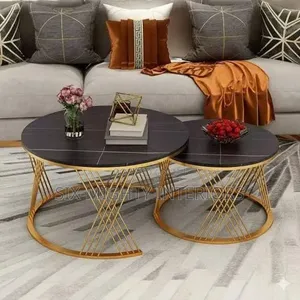 2in1 Beautiful Modern Faux Marble Center Table