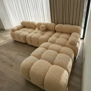 Big Size Bubble L Shape Sofa – Perfect for Family Seating