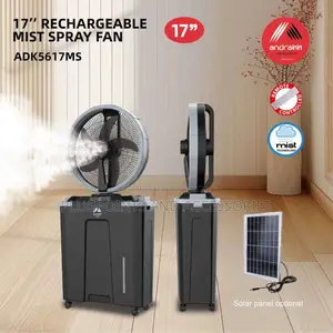 Andrakk 11” Rechargeable Mist Fan