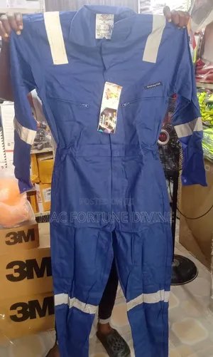 Blue Color Work Safety Coverall