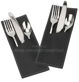 Leather Cutlery Pouch