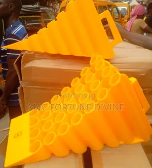 Yellow Plastic Wheel Chock