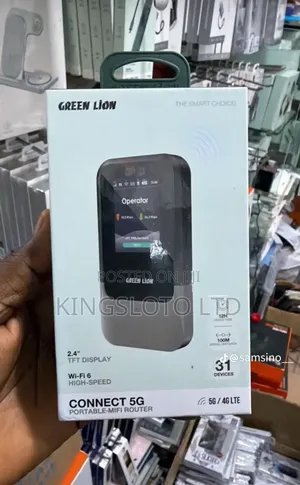 Green Lion Connect 5g Portable Mifi Router - Black