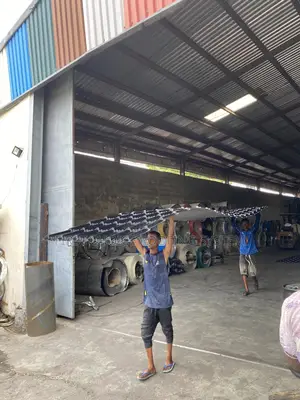 Loading of Steptiles Roofing Sheet
