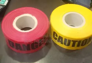 One Rolls Of Industrial Barricade Tapes Used For Safety Warnings