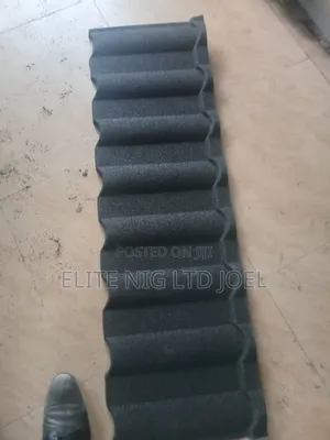 Shines Black Milano Gerard Stone Coated Roofing Sheet in Ajah Lagos