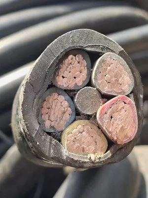 70mmx5core PVC/PVC Copper German Cable
