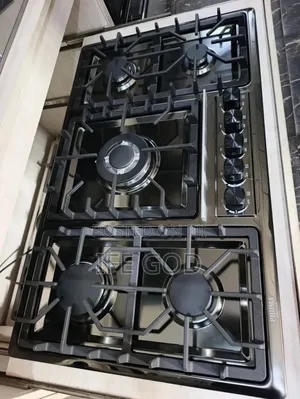 Original Phiima 90cm Built-in 5 Burners Black Stainless Steel Gas Hob