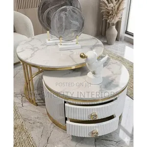 Marble Top With 2 Storage Drawers -