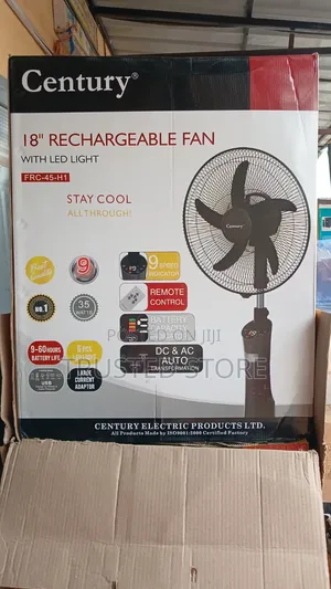 Century 18" Rechargeable Fan