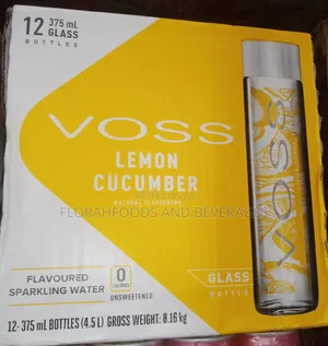 Voss Natural Flavoured Sparkling Water(12×375ml)