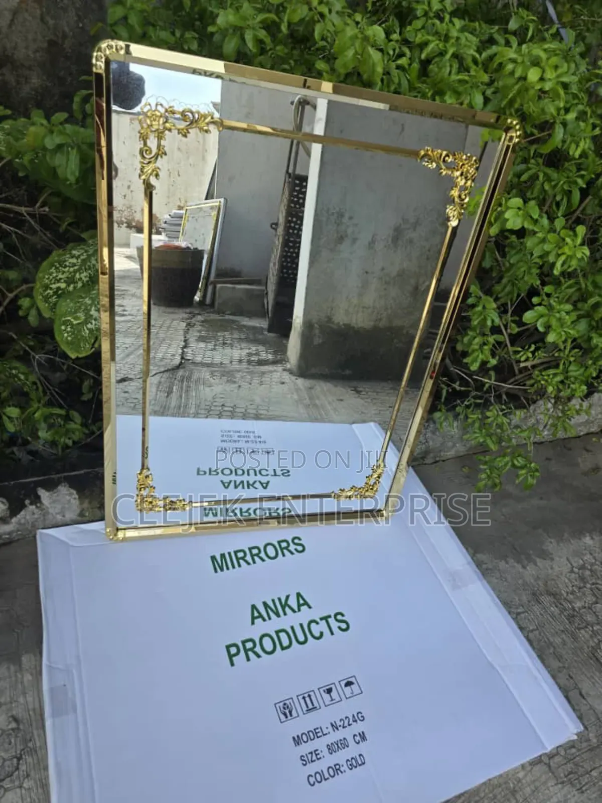 Anka Gold Design Fram Mirrow