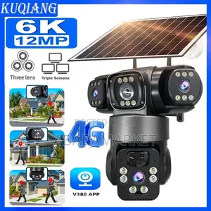 Smart 3 Lens Solar CCTV Camera
