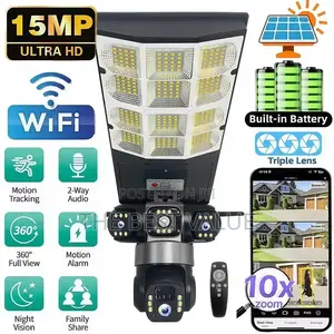 Solar Wifi Street Light Camera