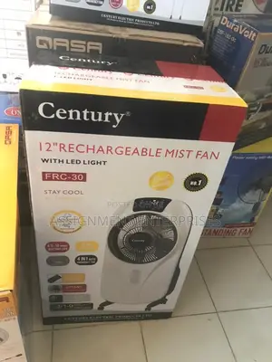 Century 12" Rechargeable Mist Fan (Frc-30) – Ac/Dc