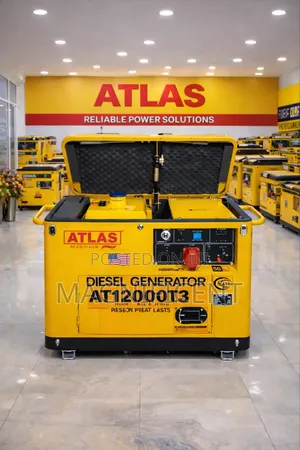 Brand New Atlas 10kva Diesel Generator – High Quality