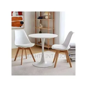 Round Dining Table Set With 2 Sitting Chairs