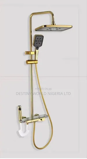 Golden Surface Shower Mixer