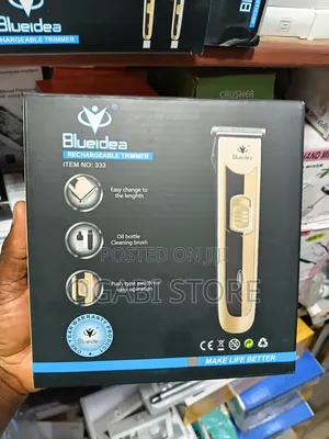 Rechargeable Blue Idea Hair Clipper