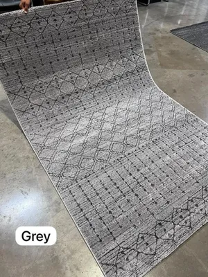 Turkish Grey Design Quality Center Rug 0034