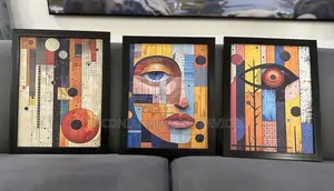 3-in-1 Abstract Wall Frame – Modern Canvas Wall Art