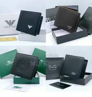 Designer Inspired Pocket Wallet - Classic Monogram Plain Styles