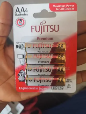 Fujitsu Premium Aa Alkaline Batteries 1.5v Lr6 Long Life