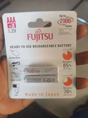 Fujitsu Aaa Rechargeable Battery 800mah Nimh Japan